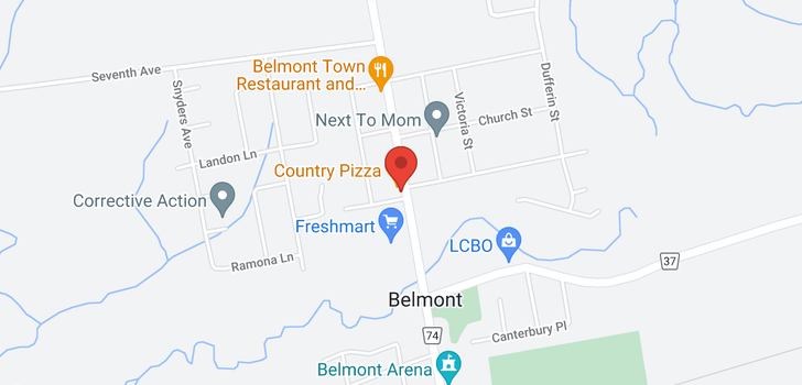 map of 14101 BELMONT ROAD
